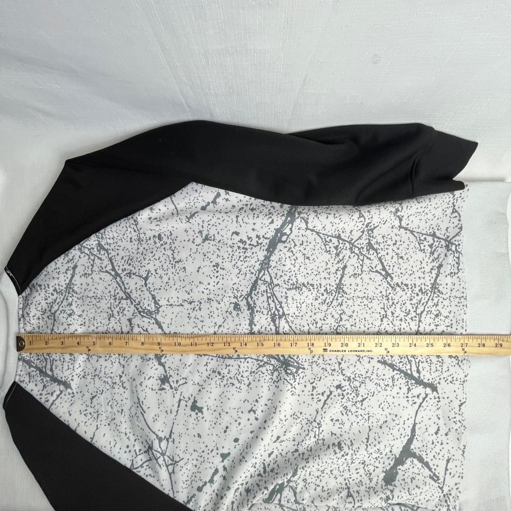 Monarchy Collection Sweatshirt Mens Large (L) Gold Foil Legend 23 Raglan Marble - Picture 8 of 9